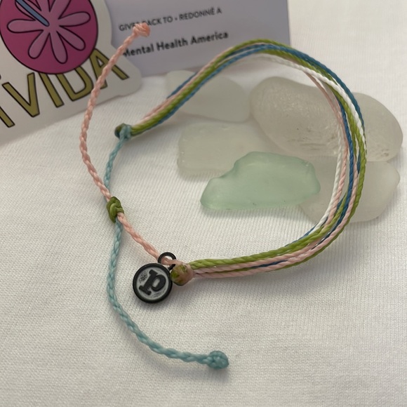 Pura Vida Jewelry - NWT Pura Vida Mental Health Awareness adjustable bracelet plus 2 stickers